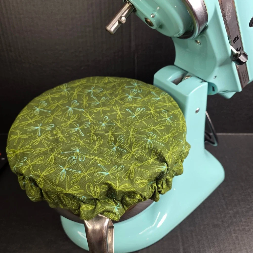 Tomato Vines Green Dragonflies KitchenAid Mixer Mixing Bowl Cover Baking